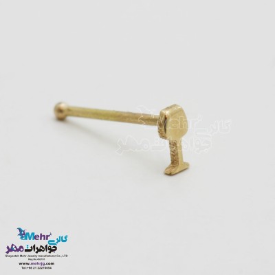 پیرسینگ طلا - طرح جام