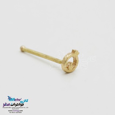 پیرسینگ طلا - طرح انار