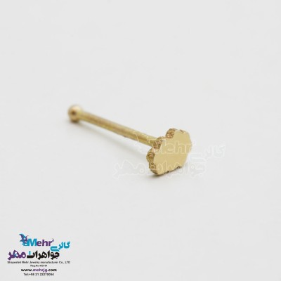 پیرسینگ طلا - طرح ابر