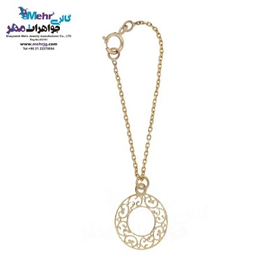 آویز ساعت طلا - طرح اسلیمی