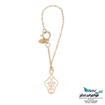 آویز ساعت طلا - طرح اسلیمی