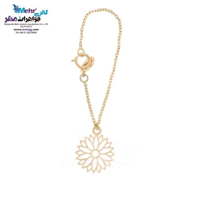 آویز ساعت طلا - طرح شمسه