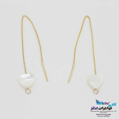 گوشواره طلا - طرح قلب