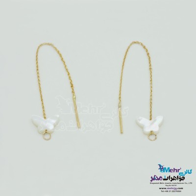 گوشواره طلا - طرح پروانه