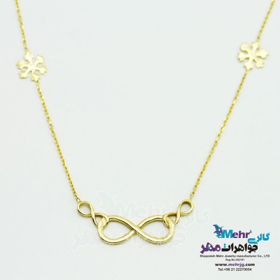 گردنبند طلا - طرح بی‌نهایت