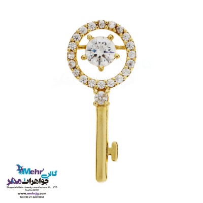 آویز طلا - طرح کلید