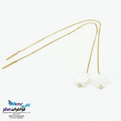 گوشواره طلا - صدف گل