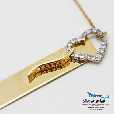 گردنبند طلا - طرح قلب