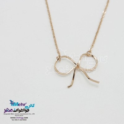 گردنبند طلا - طرح پاپیون