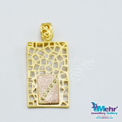 آویز طلا - طرح هندسی