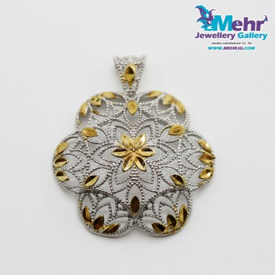آویز طلا - طرح گل یاسمن