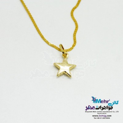 آویز طلا - طرح ستاره