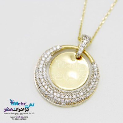 گردنبند طلا - طرح هندسی