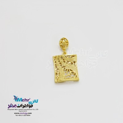 آویز طلا - طرح هندسی