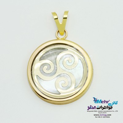آویز طلا - طرح اسپیرال