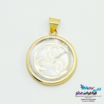 آویز طلا - طرح اسپیرال