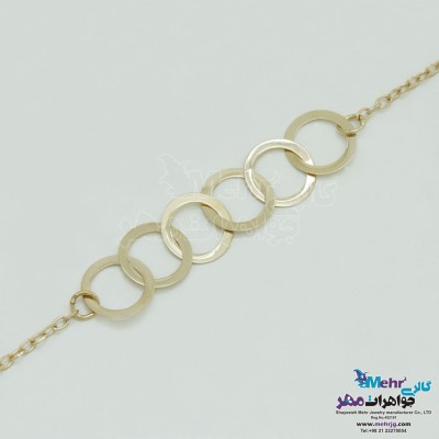 دستبند طلا - طرح هندسی