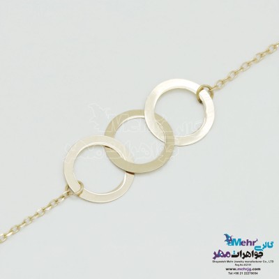 دستبند طلا - طرح هندسی