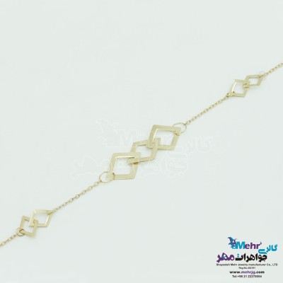 دستبند طلا - طرح هندسی