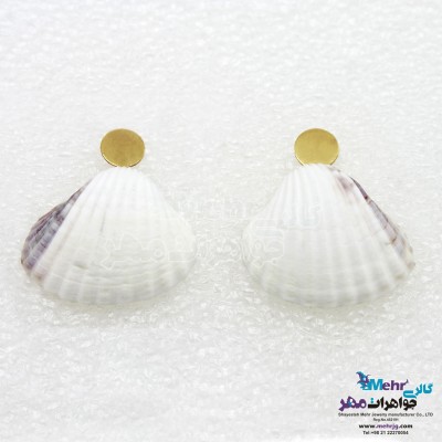 گوشواره طلا - صدف دریایی