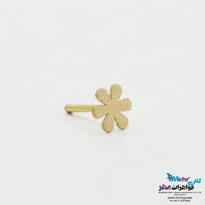 پیرسینگ طلا - طرح گل یاسمن
