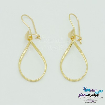 گوشواره طلا - طرح منحنی