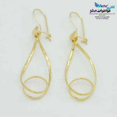 گوشواره طلا - طرح مارپیچ