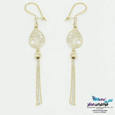گوشواره طلا - طرح اشک
