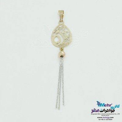 آویز طلا - طرح اشک