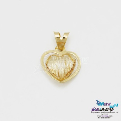 آویز طلا - سنگ سواروسکی قلب
