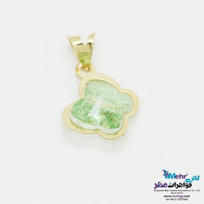آویز طلا - سنگ سواروسکی پروانه