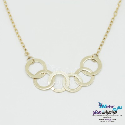 گردنبند طلا - طرح هندسی