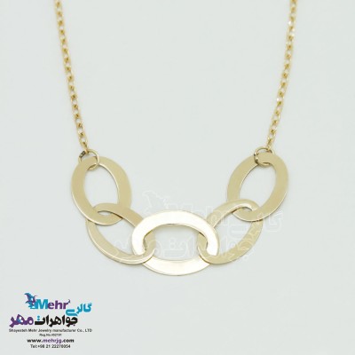 گردنبند طلا - طرح هندسی