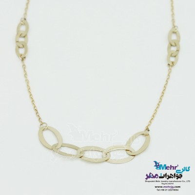 گردنبند طلا - طرح هندسی