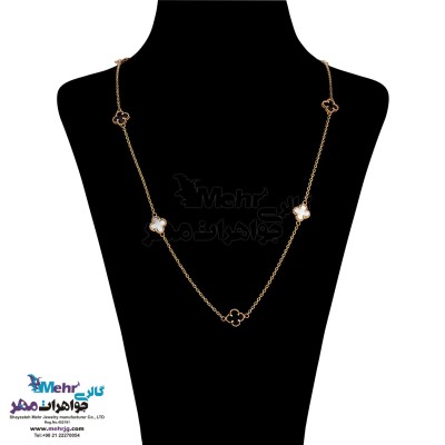 گردنبند رولباسی طلا - طرح ون‌کلیف