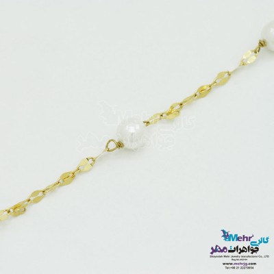 دستبند طلا و سنگ - طرح استار