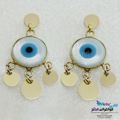 گوشواره طلا - طرح چشم‌نظر