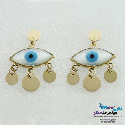 گوشواره طلا - طرح چشم