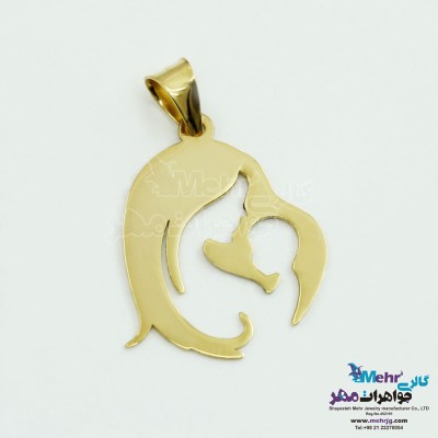 آویز طلا - طرح مادر و بچه