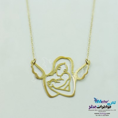 گردنبند طلا - طرح مادر و بچه