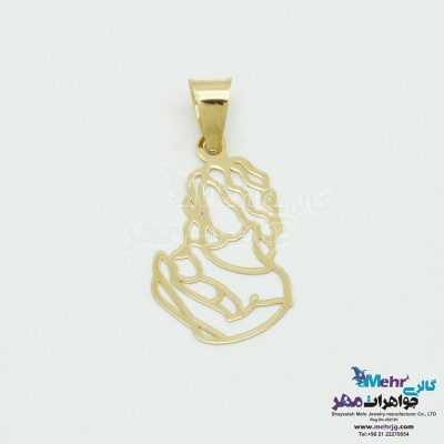 آویز طلا - طرح مادر و بچه