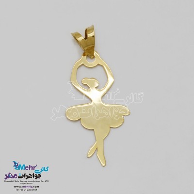 آویز طلا - طرح بالرین