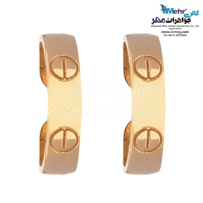گوشواره طلا - طرح کارتیه