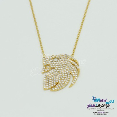 گردنبند طلا - طرح شیر