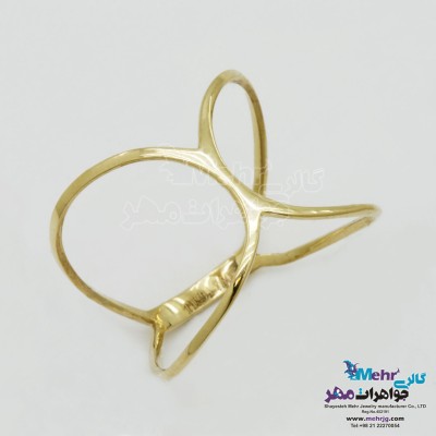 انگشتر طلا - طرح هندسی