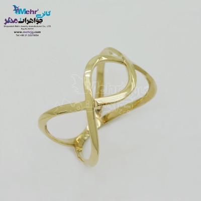انگشتر طلا - طرح هندسی