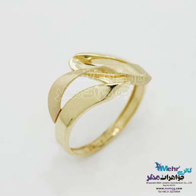 انگشتر طلا - طرح هندسی