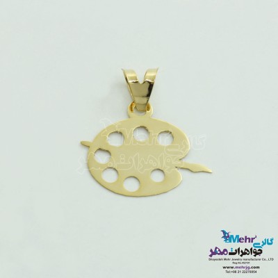 آویز طلا - طرح پالت نقاشی
