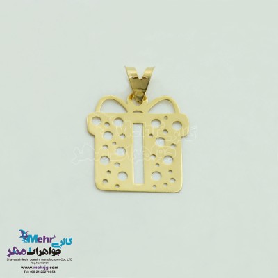 آویز طلا - طرح کادو