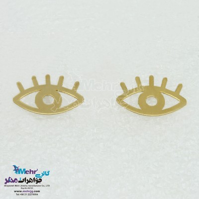 گوشواره طلا - طرح چشم